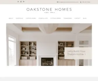 Oakstonehomesiowa.com(Oakstone Homes) Screenshot