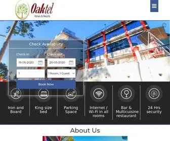 Oaktelnainital.com(Hotel Oaktel) Screenshot