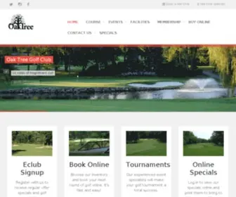 Oaktree-CC.com(Oak Tree Country Club) Screenshot