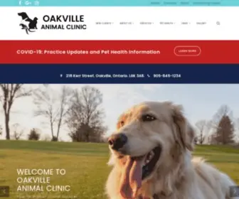 Oakvilleanimalclinic.com(Oakville Animal Clinic) Screenshot