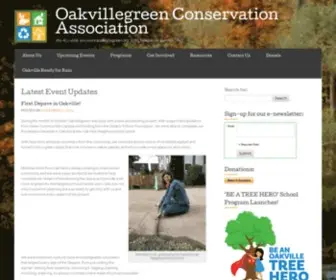 Oakvillegreen.org(Oakvillegreen Conservation Association) Screenshot