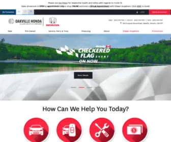 Oakvillehonda.ca(Oakville Honda) Screenshot