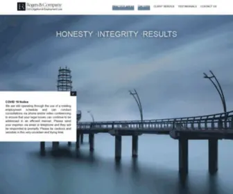 Oakvillelawfirm.com(Oakville Litigation & Employment Lawyers) Screenshot