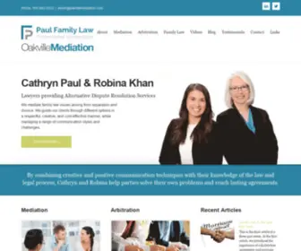 Oakvillemediation.com(Oakville Mediation) Screenshot