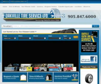 Oakvilletire.com(Oakville Tire & Auto Centre Ltd) Screenshot