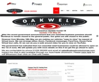 Oakwellmotorhomes.com(Oakwell Motorhomes) Screenshot