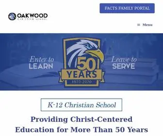 Oakwood.cc(The Purpose of Oakwood Christian School) Screenshot