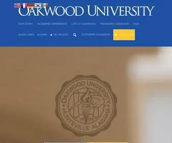 Oakwood.edu(Oakwood University) Screenshot