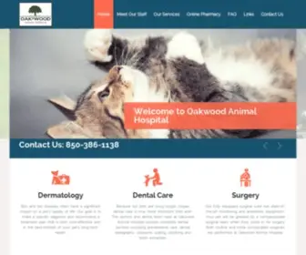 Oakwoodanimal.com(Oakwood Animal Hospital) Screenshot