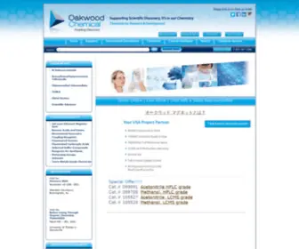 Oakwoodchemical.com(Organic) Screenshot