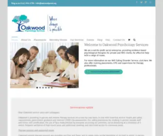 Oakwoodhouse.co.uk(Oakwood Psychology) Screenshot