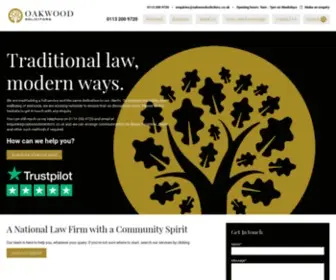 Oakwoodsolicitors.co.uk(Oakwood Solicitors in Leeds) Screenshot