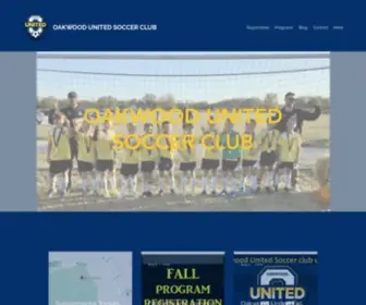 Oakwoodunited.com(Oakwood United Soccer Club) Screenshot