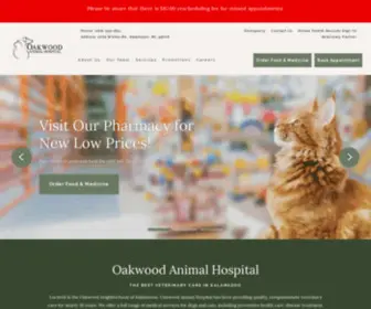 Oakwoodvet.com(Oakwood Animal Hospital) Screenshot