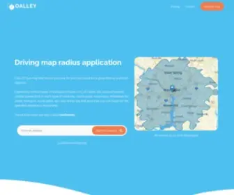 Oalley.net(OALLEY is an interactive map) Screenshot