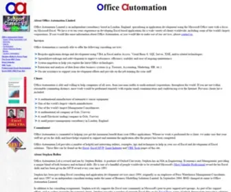 Oaltd.co.uk(Office Automation Ltd) Screenshot