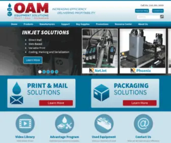 Oamequipment.com(OAM Equipment Solutions) Screenshot