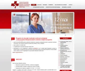 Oammr-Timis.ro(Ordinul Asistenților Medicali Generaliști) Screenshot