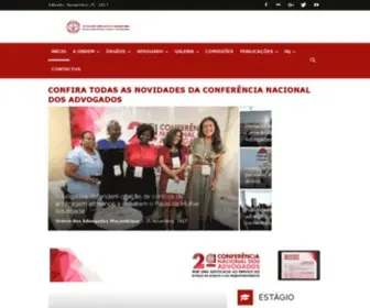 Oam.org.mz(Ordem dos Advogados de Moçambique) Screenshot