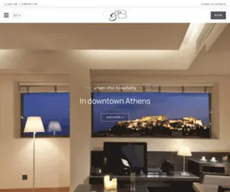 Oandbhotel.com(O&B Athens Boutique Hotel) Screenshot