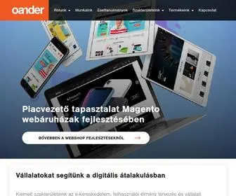 Oander.hu(OANDER Development) Screenshot