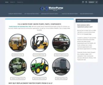 Oandgwaterpump.com(O & G Water Pump Company) Screenshot