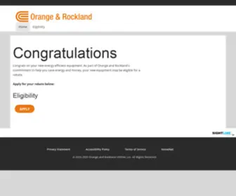 Oandrilip.com(Orange and Rockland Company Gateway) Screenshot