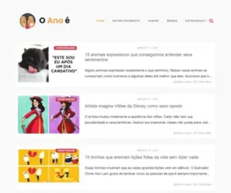 Oanoe.com(O ano é) Screenshot