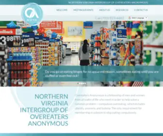 Oanova.org(OA NoVA Intergroup) Screenshot