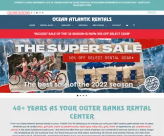 Oar-NC.com(Ocean Atlantic Rentals) Screenshot