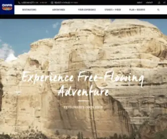Oars.com(Whitewater Rafting Trips and Adventure Vacations) Screenshot