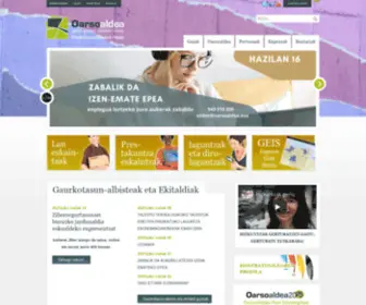 Oarsoaldea.net(Oarsoaldea) Screenshot