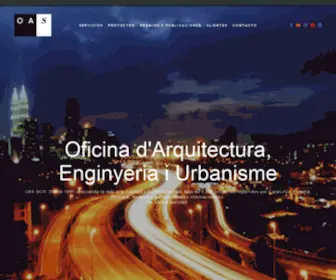 Oasbcn.com(Arquitectura en España) Screenshot