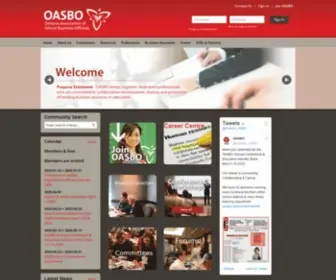 Oasbo.org(Ontario Association of School Business Officials (OASBO)) Screenshot