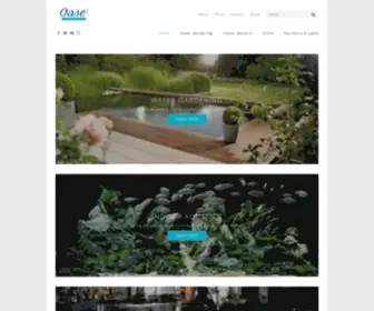 Oase-Livingwater.com Screenshot