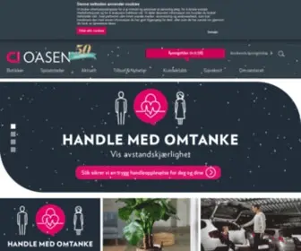 Oasen-Senter.no(Oasen kjopsenter) Screenshot