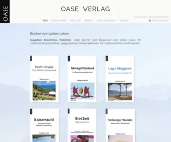 Oaseverlag.de(OASE VERLAG. Bücher vom guten Leben) Screenshot