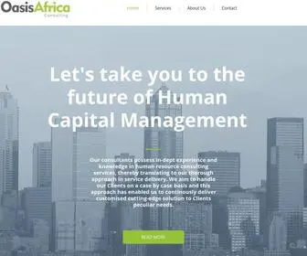 Oasisafricaconsulting.com(Oasis Africa Consulting) Screenshot