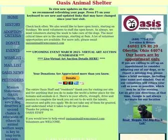 Oasisanimalshelter.net(Oasis Animal Shelter Located on Rt.511 E) Screenshot