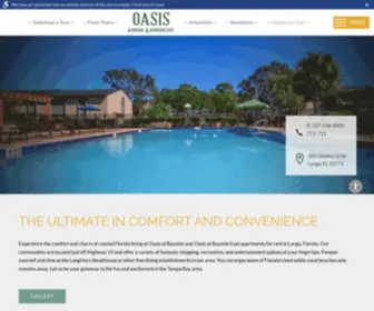 Oasisatbayside.com(Oasis at Bayside) Screenshot