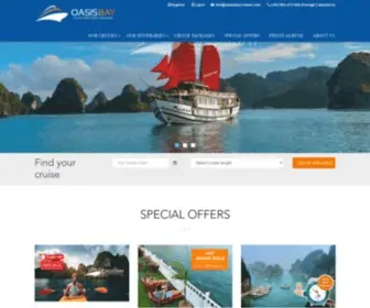 Oasisbaycruises.com(Oasis Bay Cruises Official Website) Screenshot