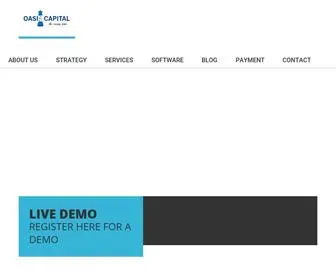 Oasiscapital.in(Automated Trading Systems and Robotic Trading) Screenshot