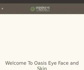 Oasiseye.com(Oasis Eye Face and Skin) Screenshot