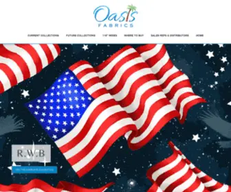 Oasisfabrics.net(Oasis Fabrics) Screenshot