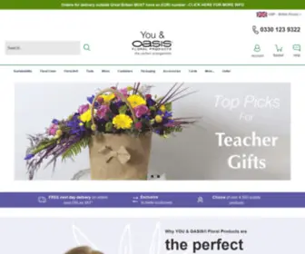 Oasisfloral.co.uk(OASIS®) Screenshot