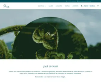 Oasisglamping.co(Asis Glamping) Screenshot