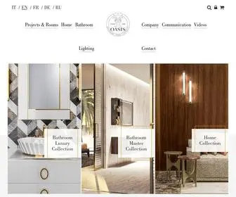 Oasisgroup.it(Oasis Luxury Home and Bathroom Furniture) Screenshot