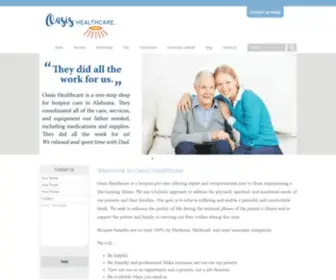 Oasishc.com(Oasis Healthcare) Screenshot