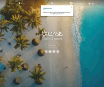 Oasishotels.com( Oasis Hotels Cancun) Screenshot