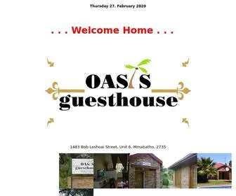 Oasishouse.co.za(Oasis Guesthouse) Screenshot